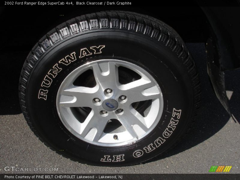 Black Clearcoat / Dark Graphite 2002 Ford Ranger Edge SuperCab 4x4