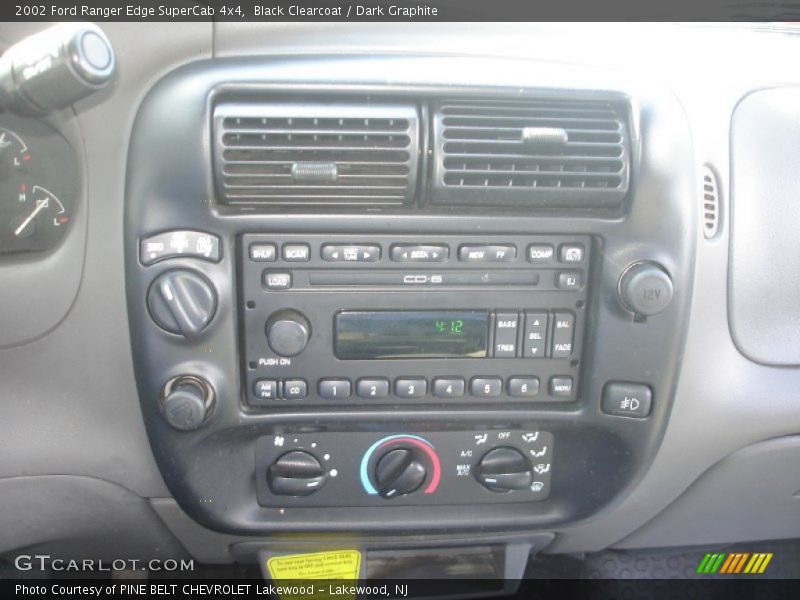 Black Clearcoat / Dark Graphite 2002 Ford Ranger Edge SuperCab 4x4