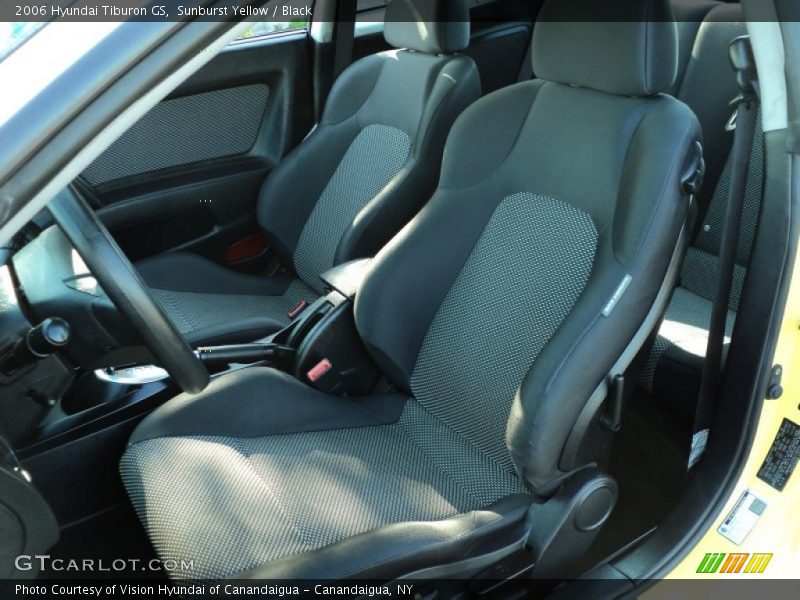 Sunburst Yellow / Black 2006 Hyundai Tiburon GS
