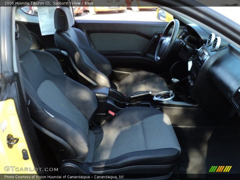 Sunburst Yellow / Black 2006 Hyundai Tiburon GS