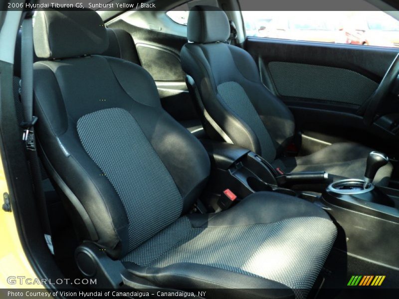 Sunburst Yellow / Black 2006 Hyundai Tiburon GS