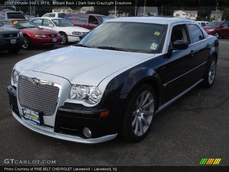 Brilliant Black / Dark Slate Gray/Light Graystone 2007 Chrysler 300 C SRT8