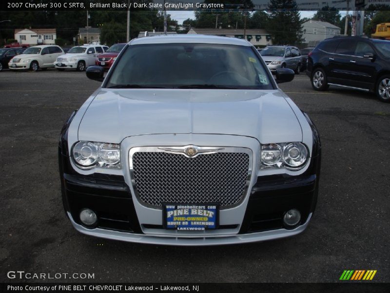 Brilliant Black / Dark Slate Gray/Light Graystone 2007 Chrysler 300 C SRT8