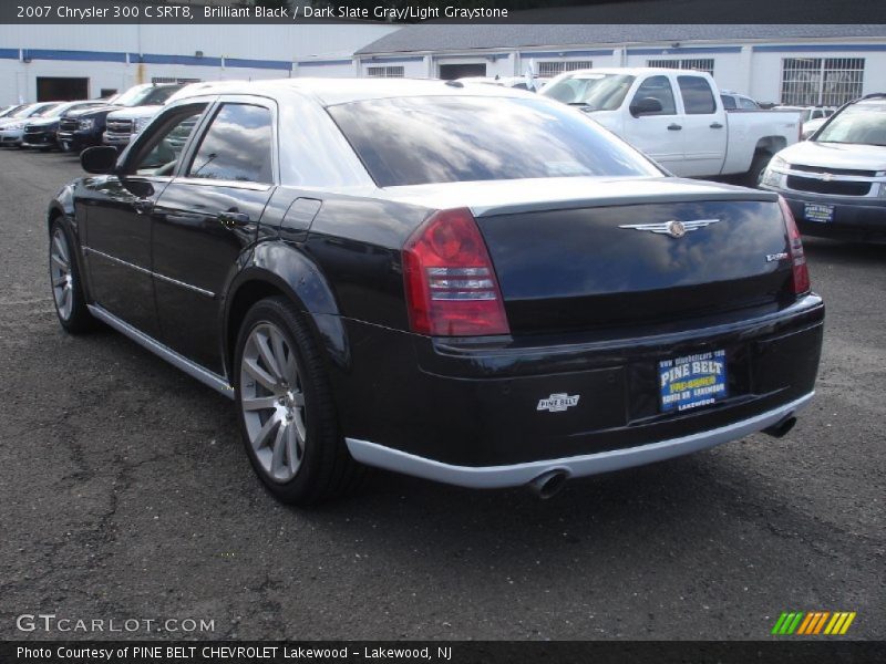 Brilliant Black / Dark Slate Gray/Light Graystone 2007 Chrysler 300 C SRT8