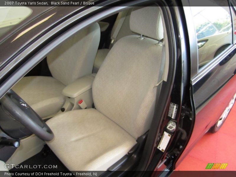 Black Sand Pearl / Bisque 2007 Toyota Yaris Sedan