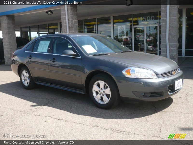 Cyber Gray Metallic / Ebony 2011 Chevrolet Impala LT