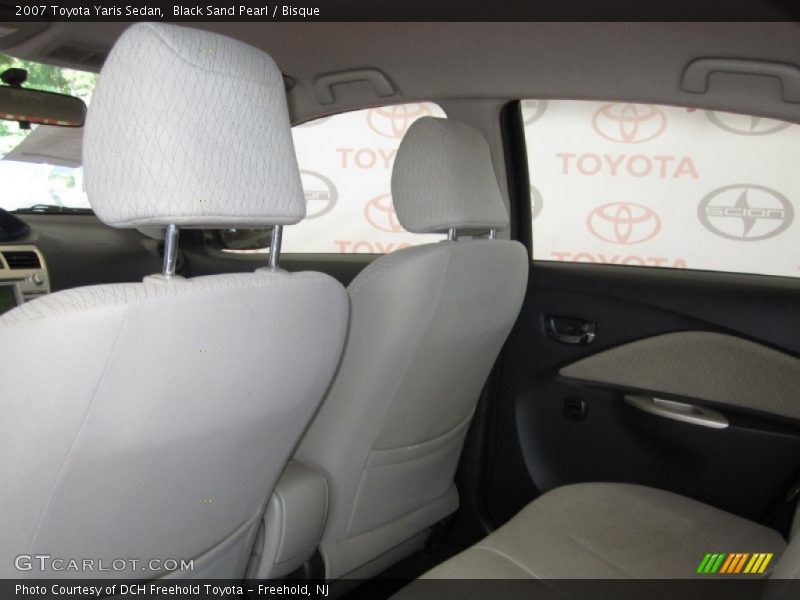 Black Sand Pearl / Bisque 2007 Toyota Yaris Sedan