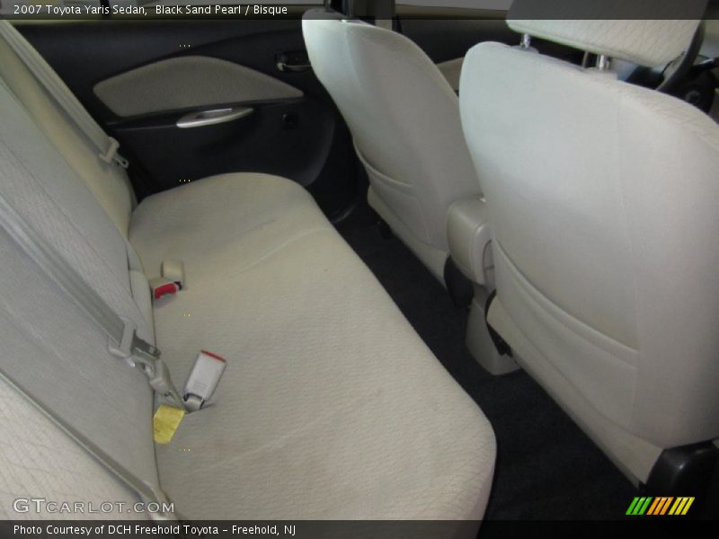 Black Sand Pearl / Bisque 2007 Toyota Yaris Sedan