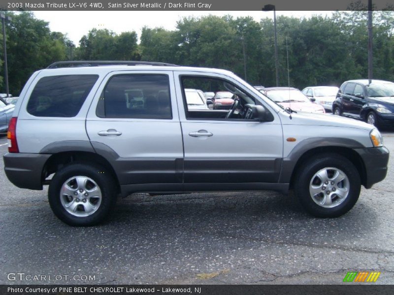 Satin Silver Metallic / Dark Flint Gray 2003 Mazda Tribute LX-V6 4WD