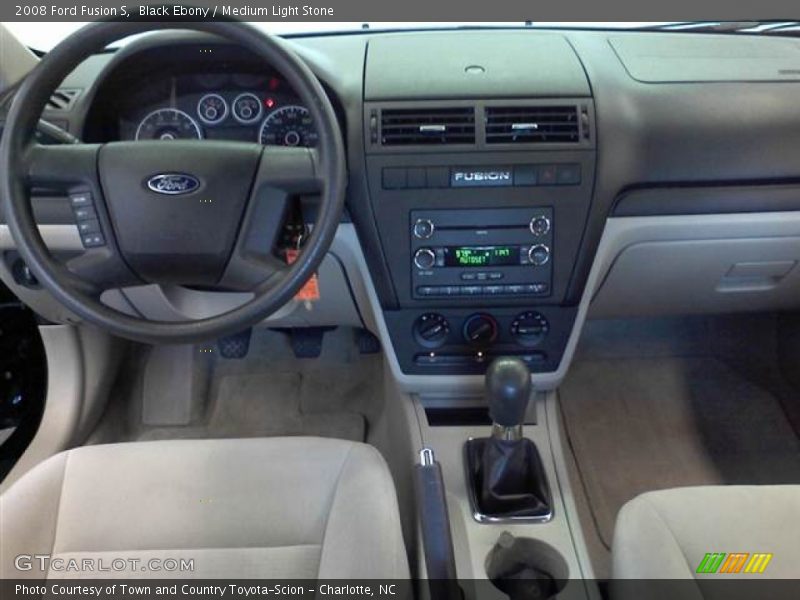Black Ebony / Medium Light Stone 2008 Ford Fusion S