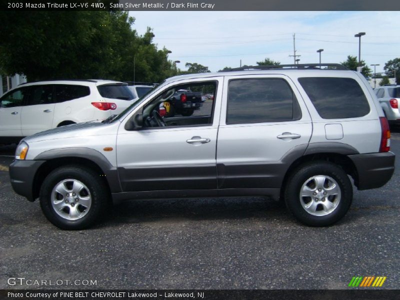 Satin Silver Metallic / Dark Flint Gray 2003 Mazda Tribute LX-V6 4WD