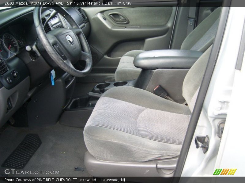 Satin Silver Metallic / Dark Flint Gray 2003 Mazda Tribute LX-V6 4WD