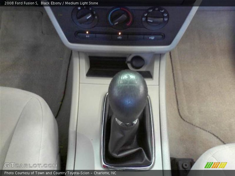 Black Ebony / Medium Light Stone 2008 Ford Fusion S