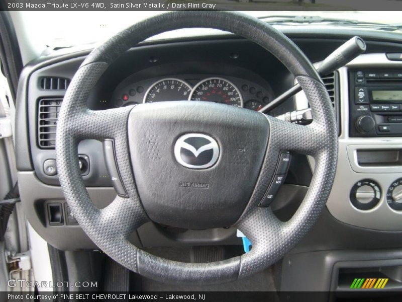 Satin Silver Metallic / Dark Flint Gray 2003 Mazda Tribute LX-V6 4WD
