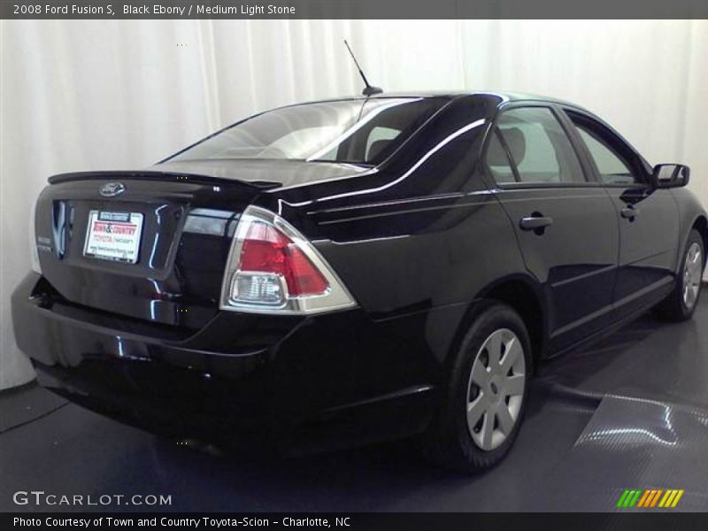 Black Ebony / Medium Light Stone 2008 Ford Fusion S