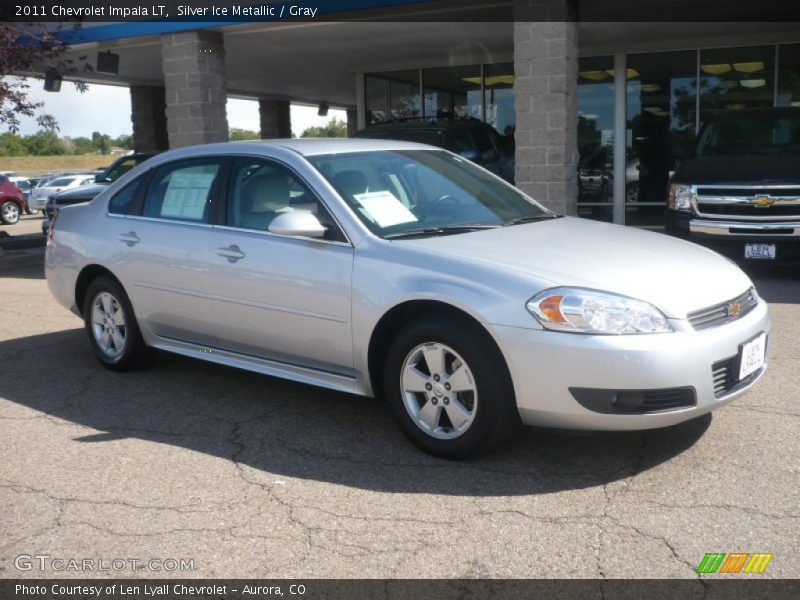 Silver Ice Metallic / Gray 2011 Chevrolet Impala LT