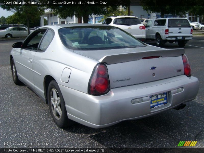 Galaxy Silver Metallic / Medium Gray 2004 Chevrolet Monte Carlo LS