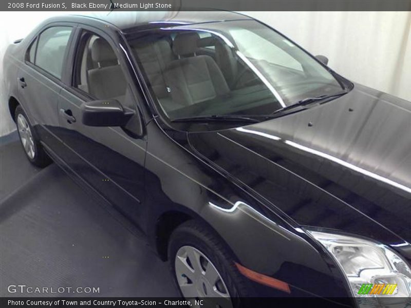 Black Ebony / Medium Light Stone 2008 Ford Fusion S