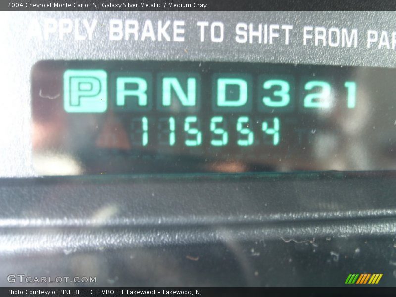 Galaxy Silver Metallic / Medium Gray 2004 Chevrolet Monte Carlo LS