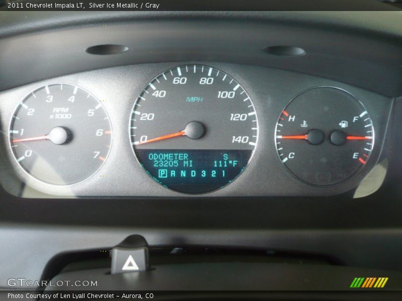 Silver Ice Metallic / Gray 2011 Chevrolet Impala LT