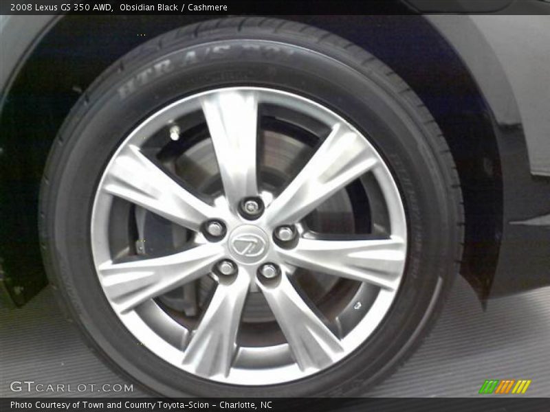 Obsidian Black / Cashmere 2008 Lexus GS 350 AWD