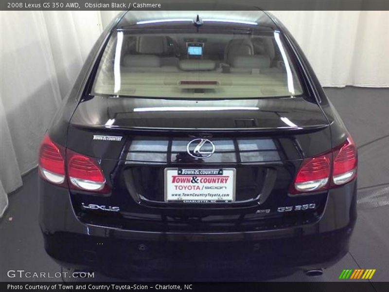 Obsidian Black / Cashmere 2008 Lexus GS 350 AWD