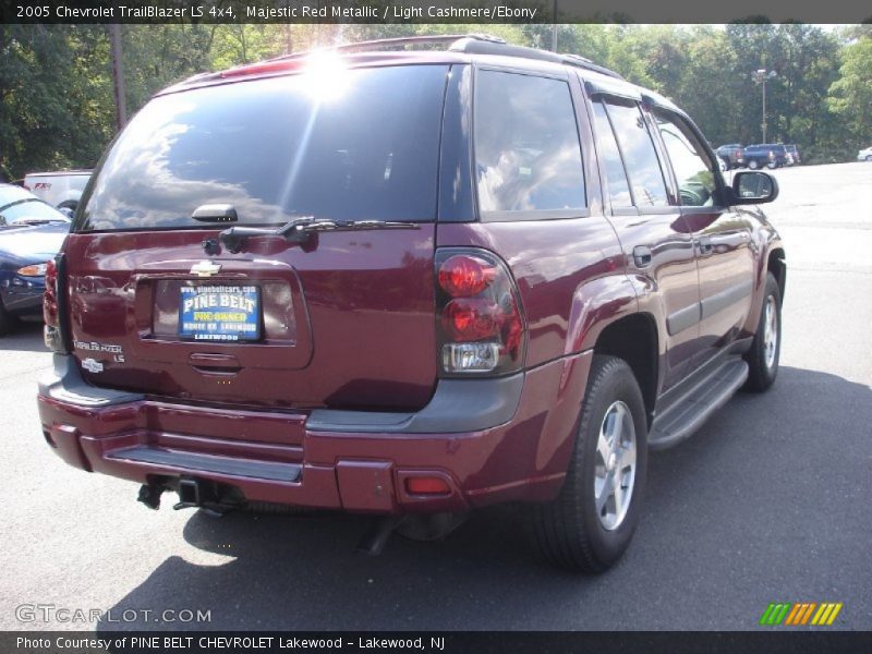 Majestic Red Metallic / Light Cashmere/Ebony 2005 Chevrolet TrailBlazer LS 4x4