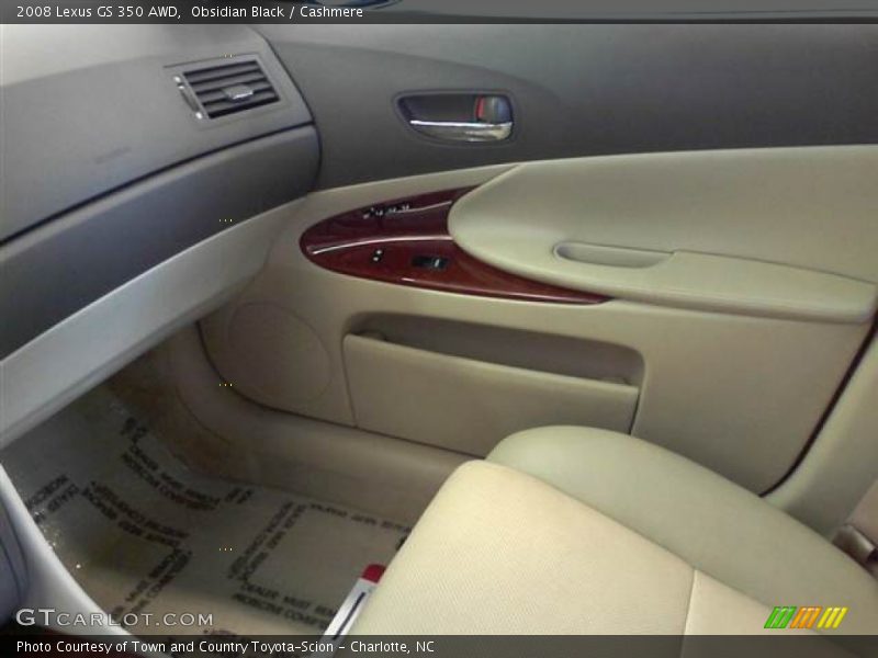Obsidian Black / Cashmere 2008 Lexus GS 350 AWD