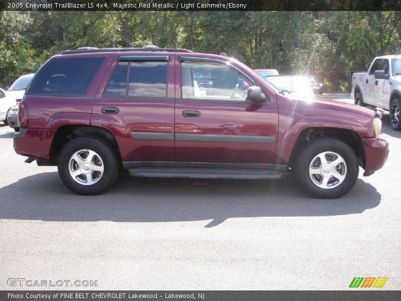 Majestic Red Metallic / Light Cashmere/Ebony 2005 Chevrolet TrailBlazer LS 4x4