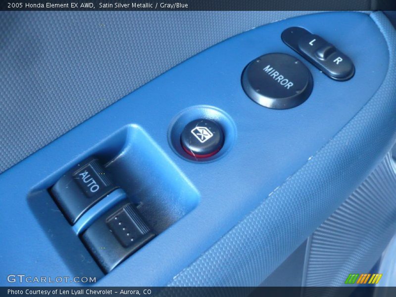 Satin Silver Metallic / Gray/Blue 2005 Honda Element EX AWD