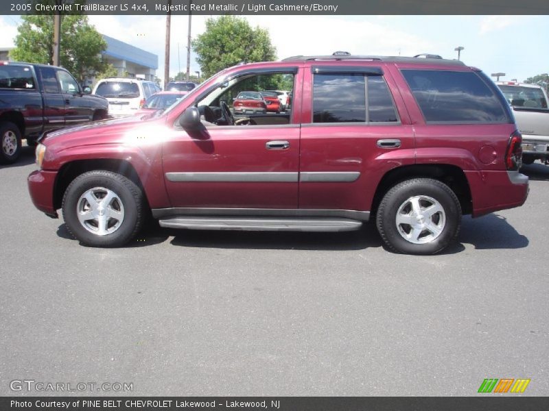 Majestic Red Metallic / Light Cashmere/Ebony 2005 Chevrolet TrailBlazer LS 4x4