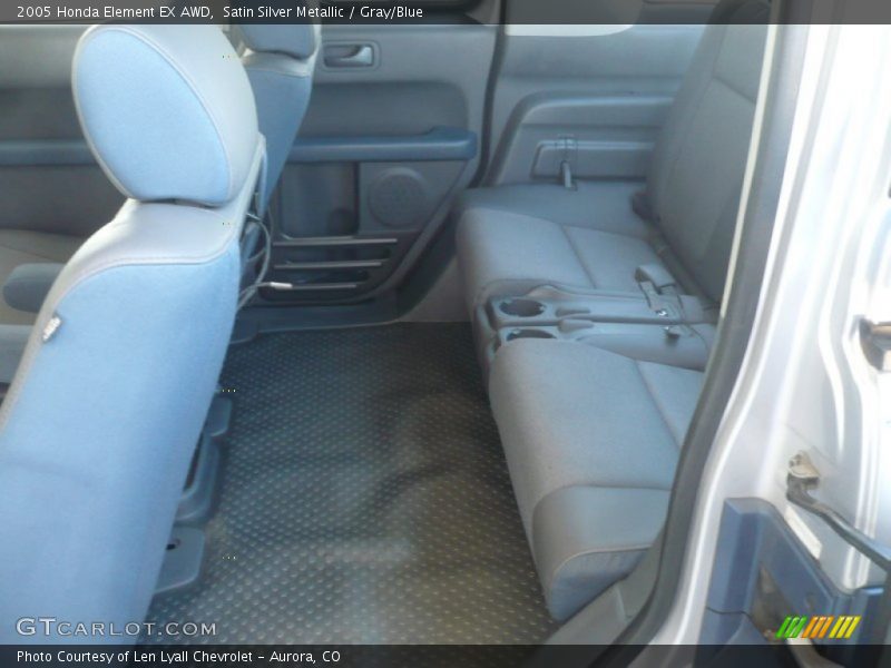 Satin Silver Metallic / Gray/Blue 2005 Honda Element EX AWD