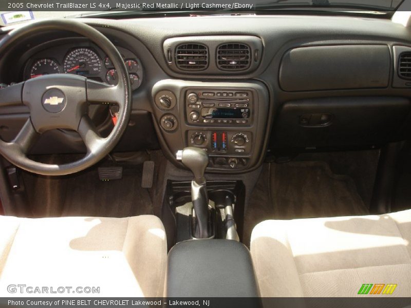 Majestic Red Metallic / Light Cashmere/Ebony 2005 Chevrolet TrailBlazer LS 4x4