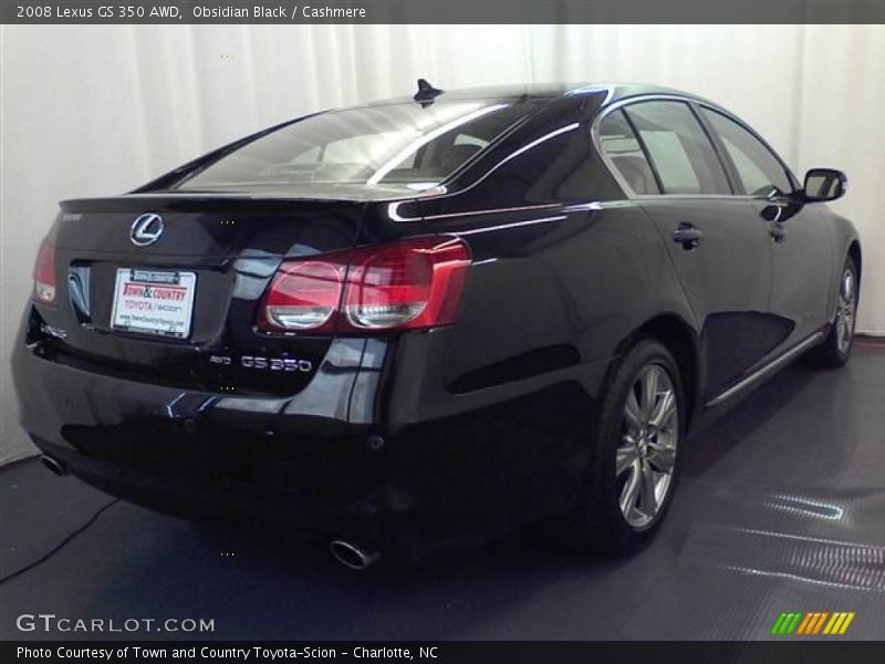 Obsidian Black / Cashmere 2008 Lexus GS 350 AWD