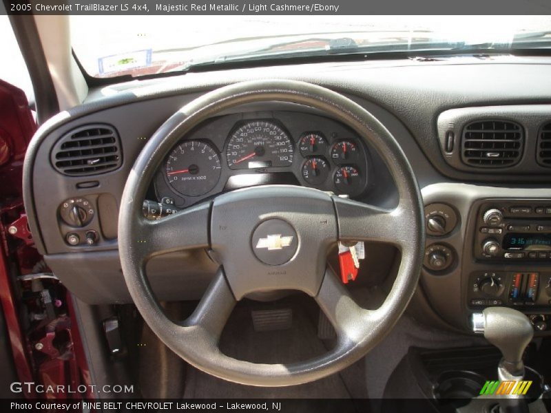 Majestic Red Metallic / Light Cashmere/Ebony 2005 Chevrolet TrailBlazer LS 4x4