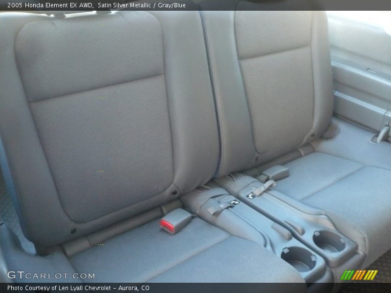 Satin Silver Metallic / Gray/Blue 2005 Honda Element EX AWD