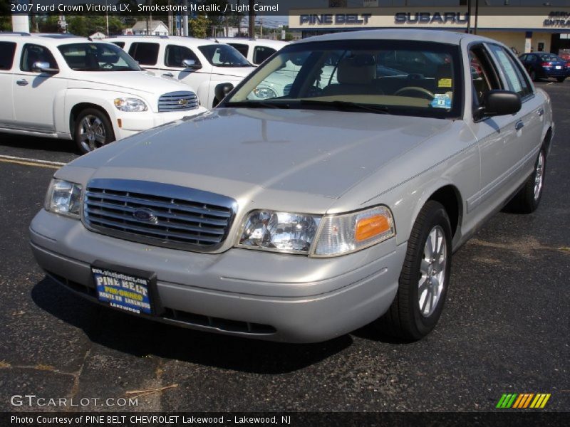 Smokestone Metallic / Light Camel 2007 Ford Crown Victoria LX