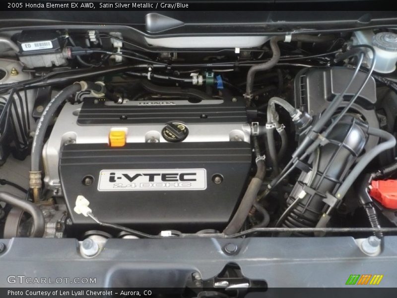 Satin Silver Metallic / Gray/Blue 2005 Honda Element EX AWD