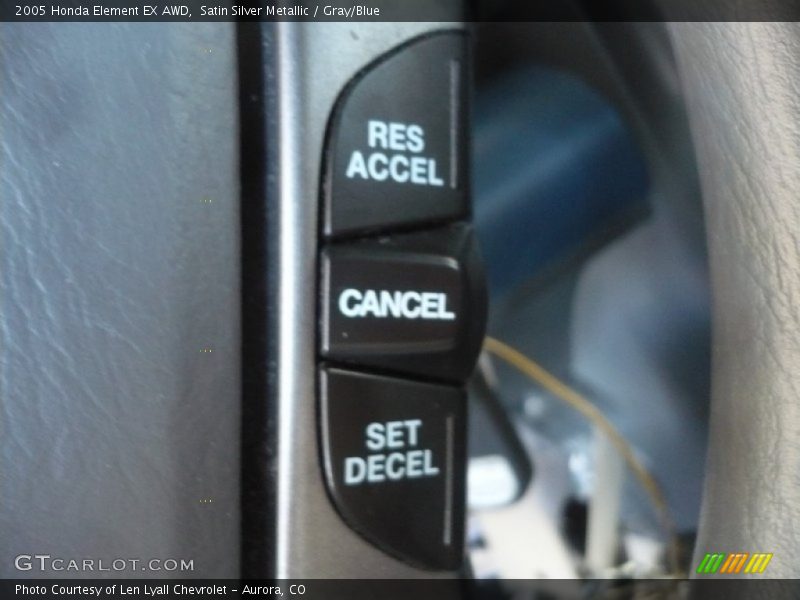 Satin Silver Metallic / Gray/Blue 2005 Honda Element EX AWD