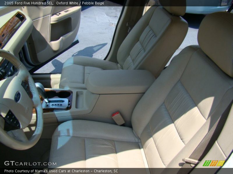 Oxford White / Pebble Beige 2005 Ford Five Hundred SEL