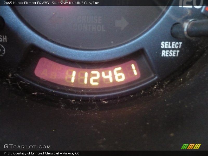 Satin Silver Metallic / Gray/Blue 2005 Honda Element EX AWD