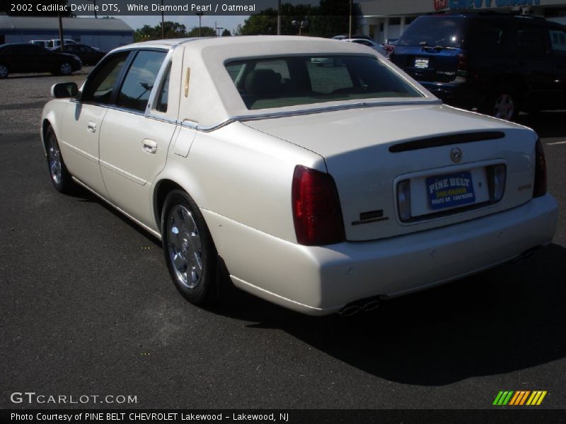 White Diamond Pearl / Oatmeal 2002 Cadillac DeVille DTS