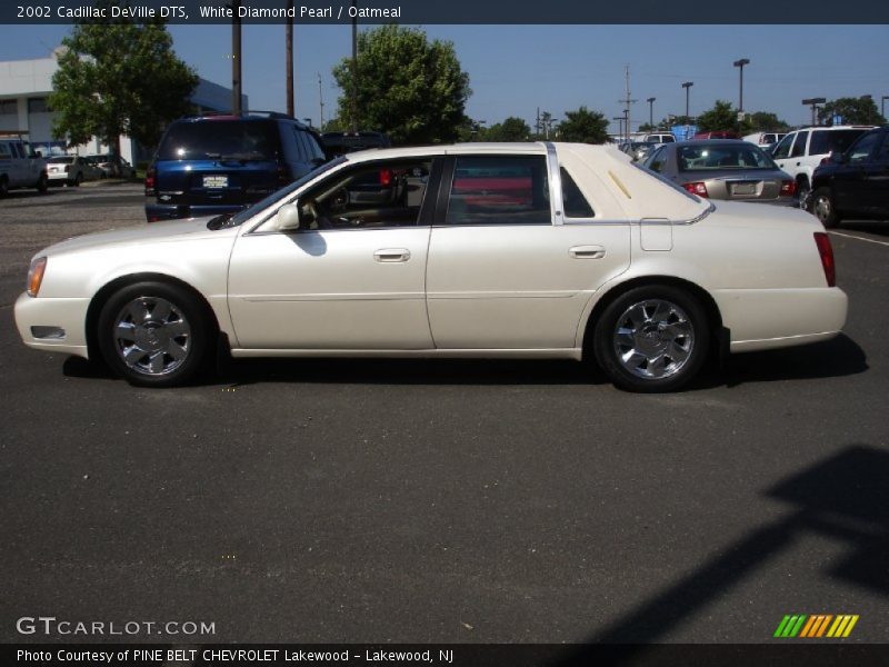 White Diamond Pearl / Oatmeal 2002 Cadillac DeVille DTS