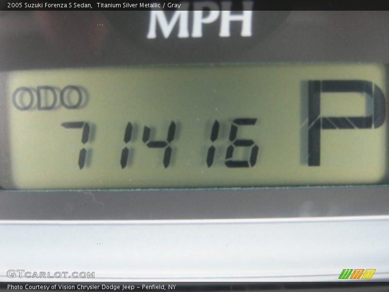Titanium Silver Metallic / Gray 2005 Suzuki Forenza S Sedan