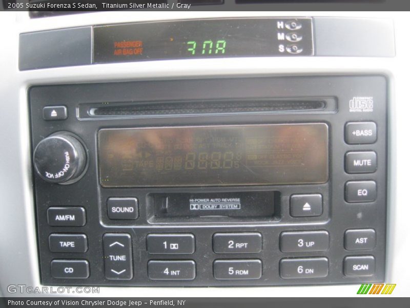 Titanium Silver Metallic / Gray 2005 Suzuki Forenza S Sedan