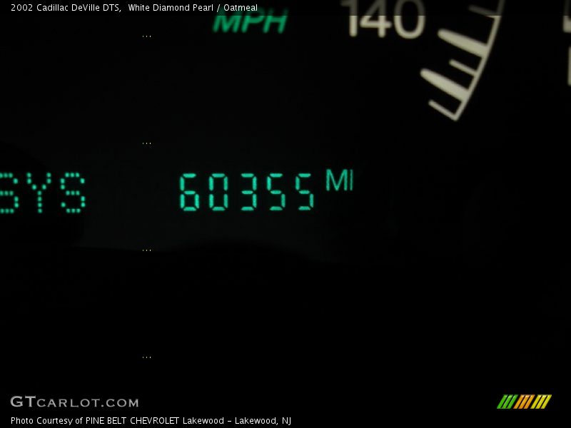 White Diamond Pearl / Oatmeal 2002 Cadillac DeVille DTS