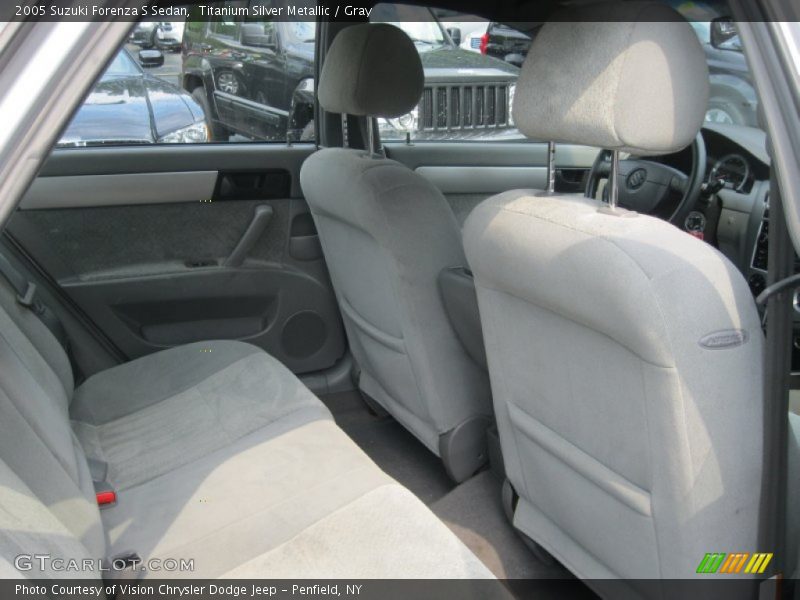 Titanium Silver Metallic / Gray 2005 Suzuki Forenza S Sedan