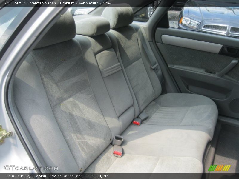Titanium Silver Metallic / Gray 2005 Suzuki Forenza S Sedan