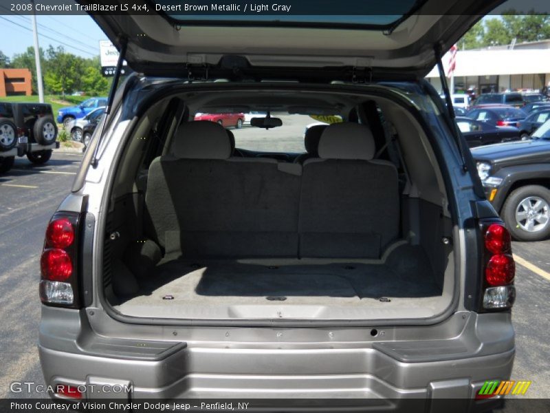 Desert Brown Metallic / Light Gray 2008 Chevrolet TrailBlazer LS 4x4