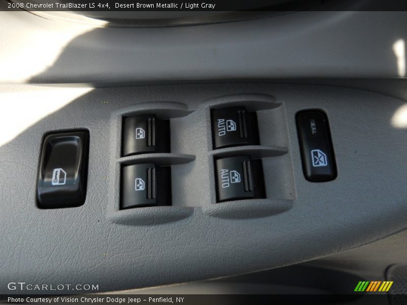 Desert Brown Metallic / Light Gray 2008 Chevrolet TrailBlazer LS 4x4
